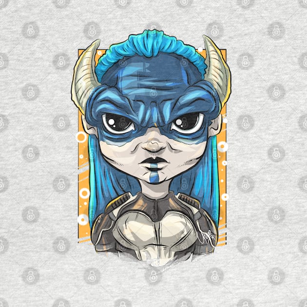 Pop Culture Caricature #16 - Proxima Midnight by yazgar